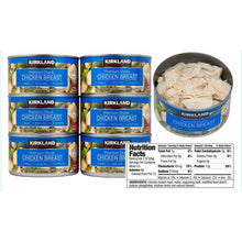 Load image into Gallery viewer, Kirkland Signature chicken breast, packed in water, premium chunk, 12.5-ounce can
